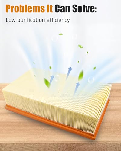 Filtre d'extraction de poussière plat plissé compatible 9-20-27
