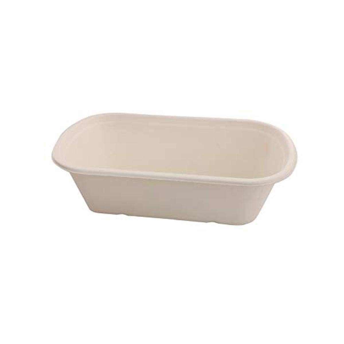 Amazon.com: PacknWood 210APUREC1000BR - compostable rectangle bowl ...