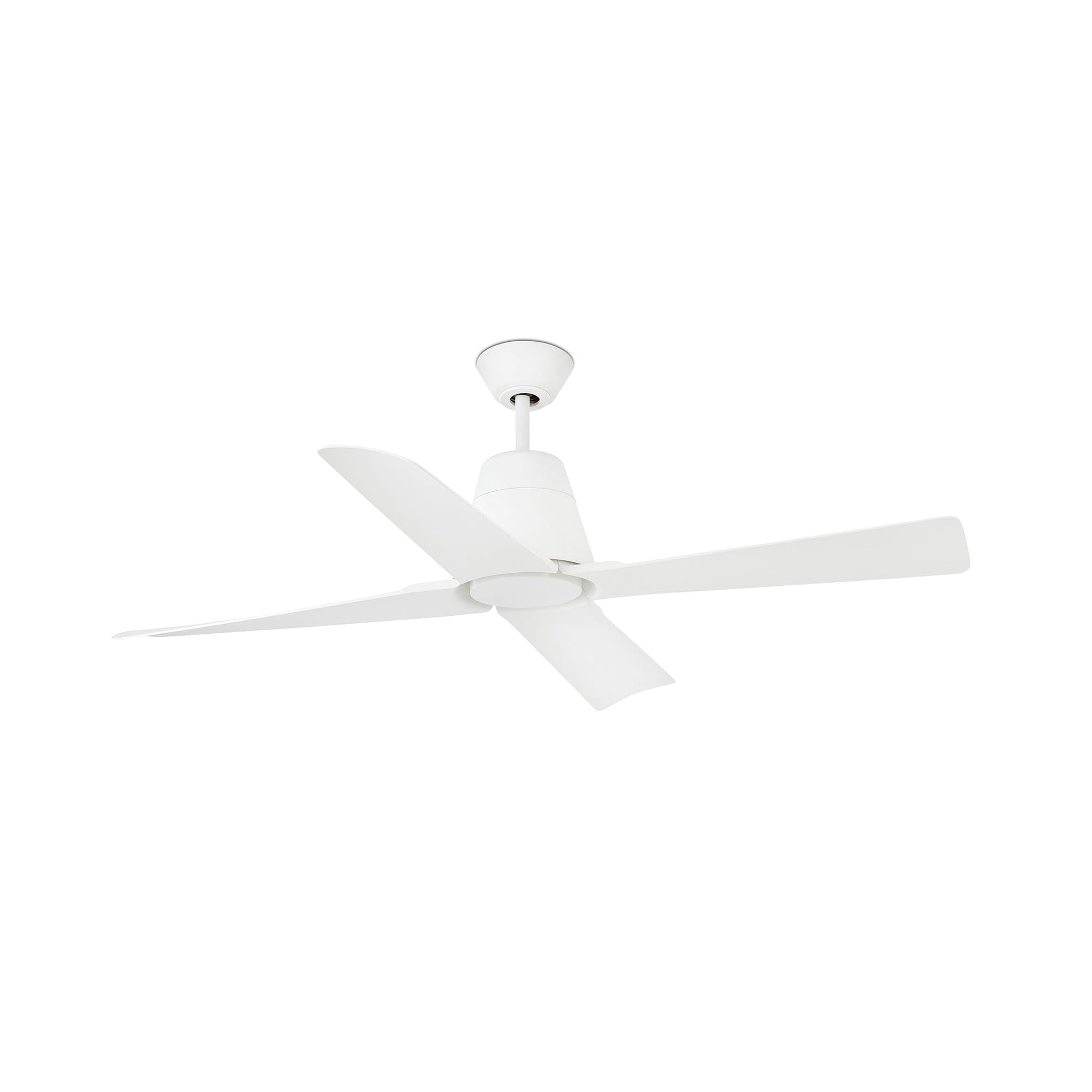 FARO BARCELONA 33480 - TYPHOON Ventilador de techo blanco con motor DC ø130 Blanco 4 Palas ip44