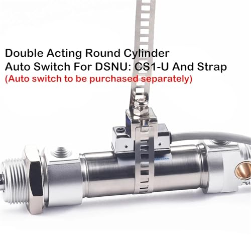Cylindre pneumatique DSNU20 mini vérin en acier inoxydable stroke 300mm bore 20mm pour air comprimé - 5