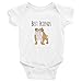 Toll2452 Body para bebé, diseño de Bulldog Inglés, ropa de bebé, unisex, para recién nacido, manga corta