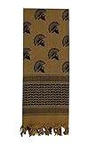Rothco Spartan Shemagh Tactical Desert Keffiyeh Scarf, Coyote Brown