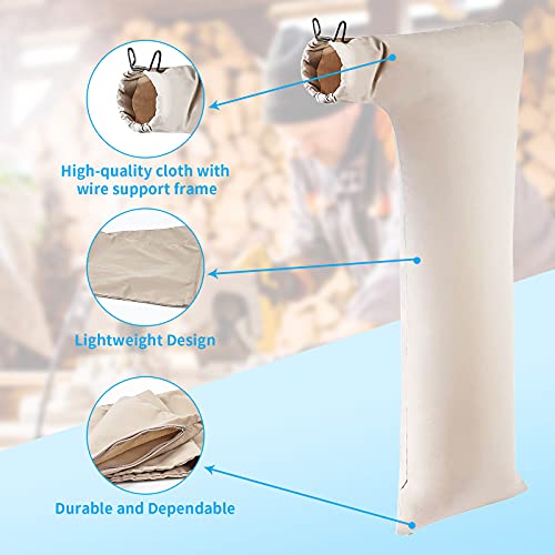 Table Saw Dust Collector Bag Replacement For Bosch/Dewalt/Ryobi/Craftsman/Rigid/Delta/Porter Cable/Makita/Metabo/Kobalt/Skilsaw 10" Tablesaws With 2.5" Dust Port | 2 Pack #TOP2