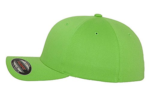 Flexfit Unisex Cap Wooly Combed, Unisex Baseballkappe, XXL, Fresh Green – Ansicht 3