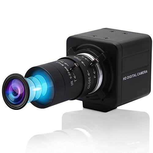 4K Ultra HD USB Web camera Varifocal UHD 5-50mm Lens USB Mini Web Camera 3840X2160@30fps USB with Camera Sony IMX317 Sensor,USB UVC Zoom Conference Webcam Free Driver for Mac/Window/Linux/Raspberry Pi