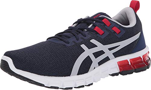 ASICS Men's GEL Quantum 90 Shoes, 7, BLACK/PIEDMONT GREY