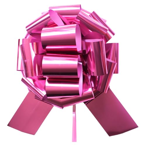 Image of 1Pcs 14 Inch Giant Large Pull Bow Big Bow,Great Gift Bows for appliances,Bikes,Table Decorations and Party Events (Pink)