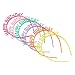 Plastic Headbands Girls Hairbands Happy Birthday Headbands Party Favor Mixed 6 Color