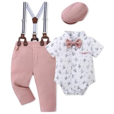 SOLOYEE Baby Boy Formal Suit Set Cover