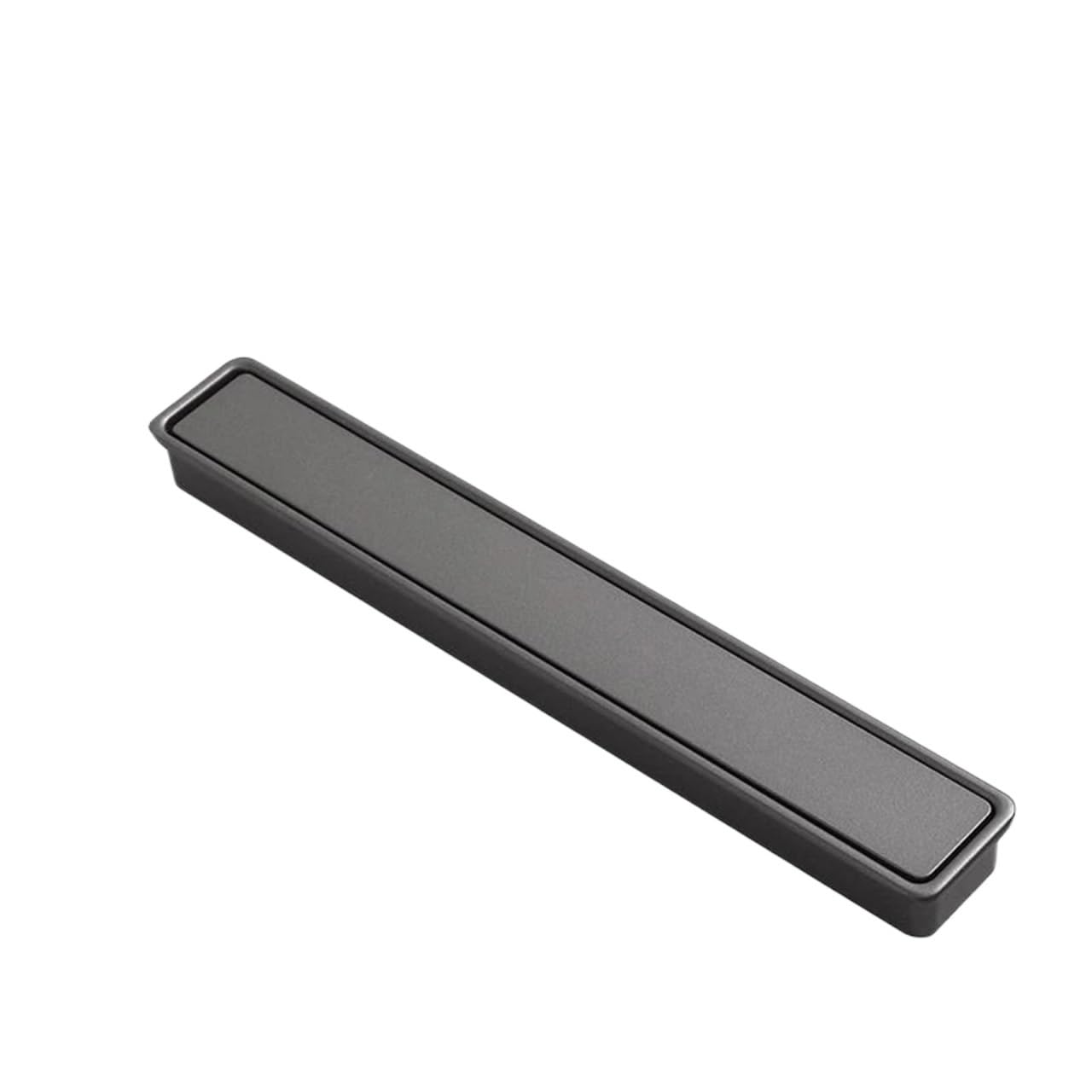 EKalgretrA Recessed Sliding Handles Modern Simple Sliding Door Concealed Embedded Handle Zinc Alloy Kitchen Cabinet Invisible Furniture Slotted(Gray 164mm)
