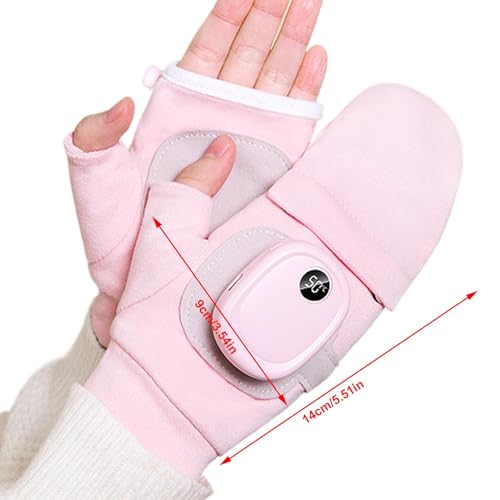 Guantes térmicos USB con 3 temperaturas ajustables para invierno unisex 5
