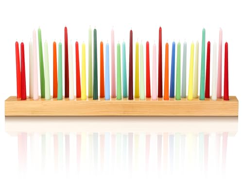 Yoande 36 Inch Wooden Candle Holder