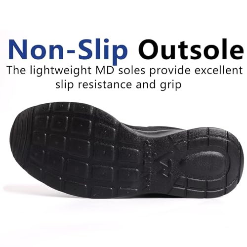 MAIITRIP Mens Walking Shoes,Ultra Lightweight Breathable Tennis Running Shoes Mesh Non-Slip Casual Comfortable Fashion Sneakers Work Gym Workout Athletic Sport Cuhioning Trainers 5