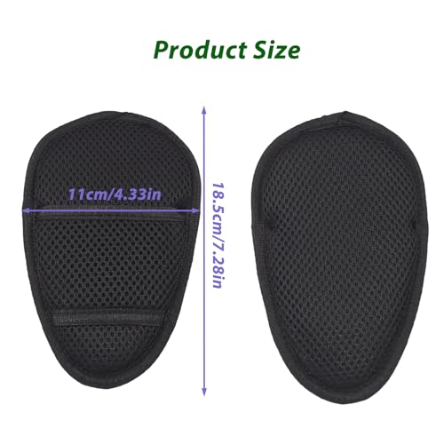 Image of Seat Straps Crotch Cushion,Stroller Crotch Pads Universal Cushion Crotch Pads for Pushchair High Chair,Comfort Cushion Seat Strap Covers(Black)