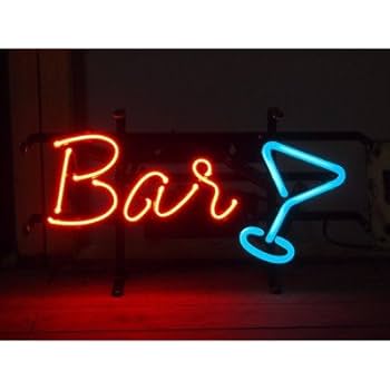 オーダーメイド　ネオンサイン TIKI BAR 看板　ネオン管　BAR ガレージ Amazon | JOMOBUTY BARネオンサイン LED バーネオンライト店看板