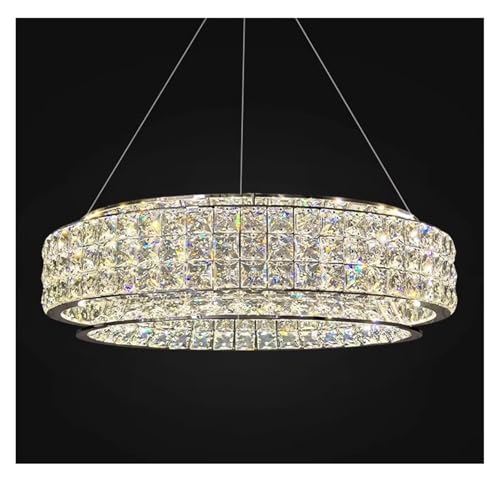 Lustres en cristal de luxe D50cm pour sublimer l'ambiance de votre salle à manger