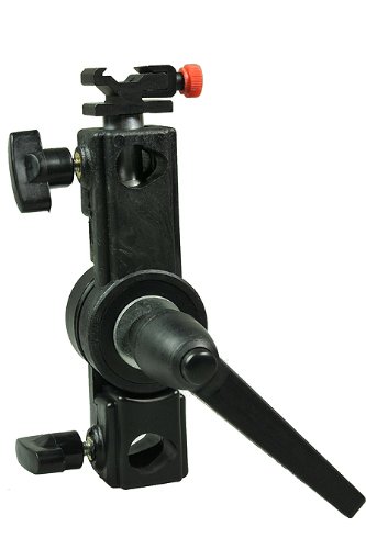 ePhoto Off Camera Photography Studio Flash Bracket Holder for Speedlight Nikon, Canon by ePhotoInc H6802CB