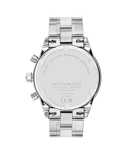 Image of Movado Heritage Series Calendoplan S Men's Chronograph Watch, Swiss Quartz, 42mm