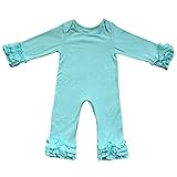 Newborn Baby Girls Infant Icing Ruffle Jumpsuit Pants Toddler Halloween Christmas Romper Bodysuit...
