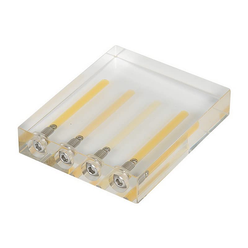 Acrylic Automobile Oil Quality Comparator Comparer Transmission Oil Automobile Oil Viscosity Tester Demo Stand Test Tool (4 Hole)