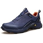 HUMTTO Men's All-Terrain Waterproof Hiking Shoes Lightweight Breathable Trekking Anti Slip Outdoor Trails Shoes