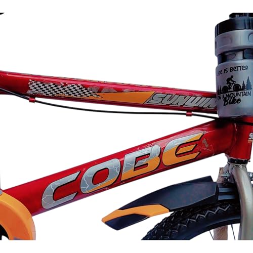 Image of Cobe 20 Inch Kids Bicycle for 6-8 Years Boys & Girls | PU Seat | Steel Rim | Caliper Brakes | TNT BMX Handle | Water Bottle | Chain Cover & Plastic Fenders | Heavy Duty Pedals