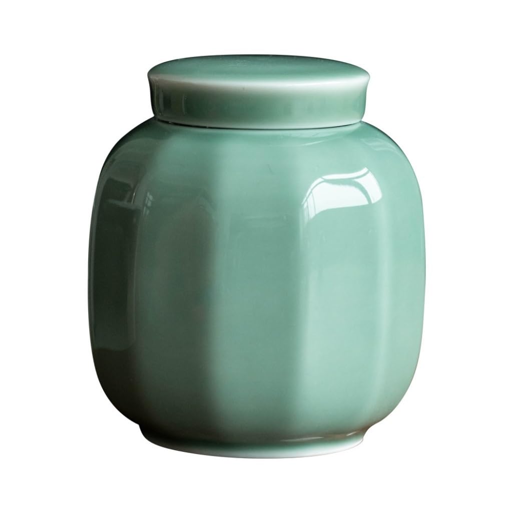 Contenitori per Dispensa Barattolo for la conservazione degli alimenti da cucina piccolo Barattolo sigillato Barattolo for la conservazione del tè sfuso Celadon Barattolo for la conservazione del tè B