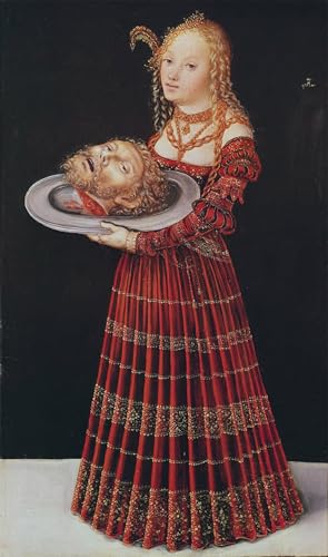 Affiche toile le Sermon de Baptiste Cranach l'Ancien pour sublimer un grand mur vide blanc