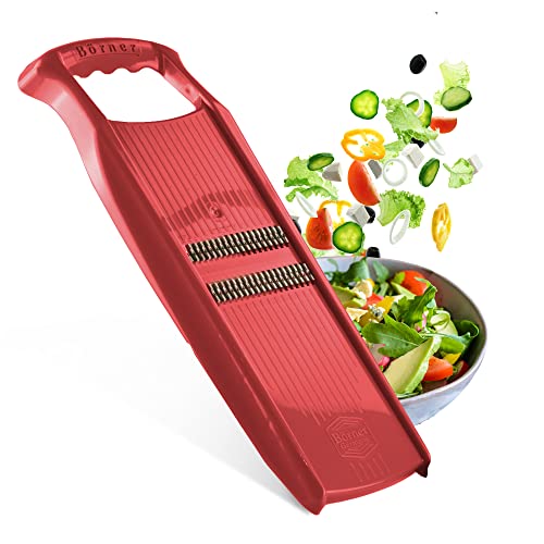 Börner Roko PowerLine râpe à crudités multifonction professionnelle: spécial julienne, rouge