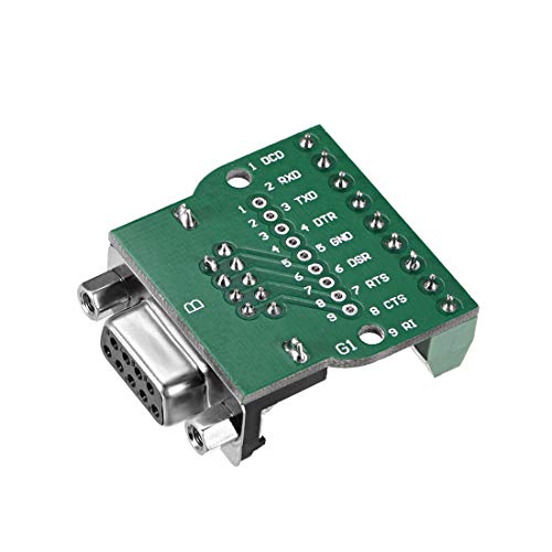 Electronikz uxcell Dsub DB9 Breakout Board Connector 9 Pin 2 Row