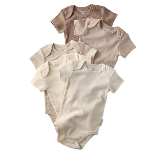 Avery 5-Pack Organic Cotton Baby Bodysuits