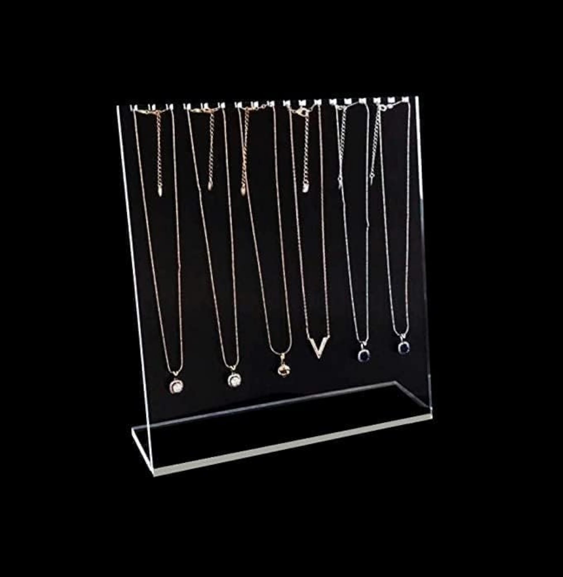 Acrylic Jewelry Display Stand for Necklaces and Chains