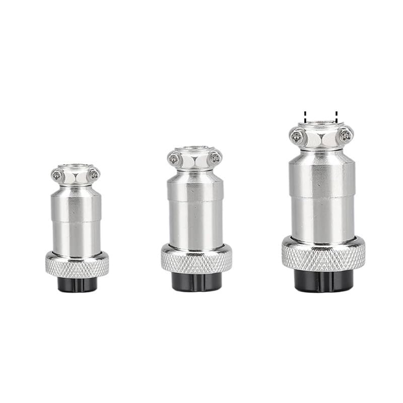 Set de 5 conectores circulares GX12-5P macho miniatura 4
