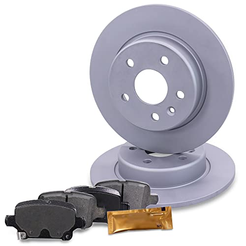 ATEC GERMANY Juego de frenos eje trasero incl. discos de freno Ø 264 mm completos + pastillas de freno traseras Compatible con OPEL AMPERA-E (F17), ASTRA K (B16), ASTRA K Sports Tourer (B16)