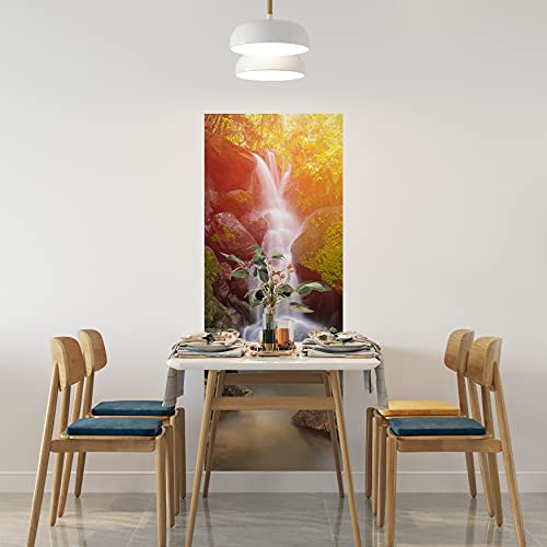 Walplus Dekorationen Wand Sticker Wandschmuck Aufkleber Wohnzimmer Kinder Kinderzimmer Wohnkultur wddm040 - Wasserfall tür-wandbild Cover