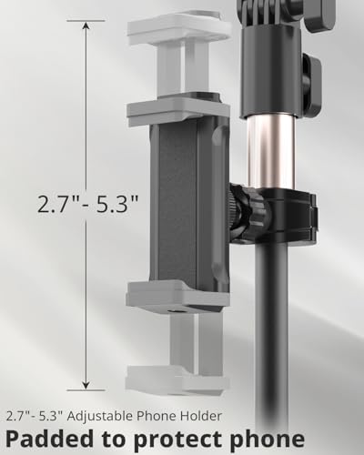 Image of UBeesize 10.5in Laptop Ring Light with Stand and Phone Holder for Desk, Zoom Lighting for Computer, Video Recording, Streaming, Video Conference, Video Calls