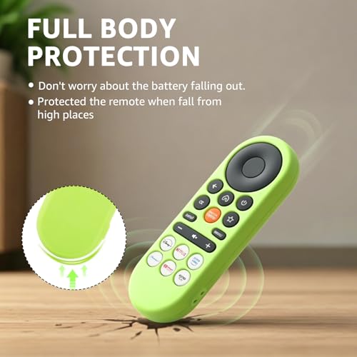 Image of [2Pack] Climberer Cover for VIZIO XRT260,Smart TV Remote Control Replacement Glow in Dark Protective Skin Case - Blue & Green (XRT280)
