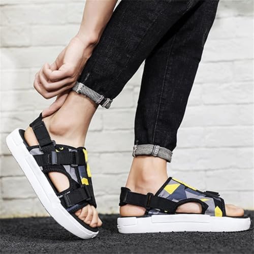 Men Sandals Breathable Lightweight Casual Shoes Non-Slip Water Shoes Beach Slippers Mens Sneakers(Blue,41 Code)4