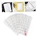 NUOBESTY 2sets Self-Adhesive Calendar Index Tabs for Monthly Planning Decorative Reminder Stickers for Notebooks Organizers and Journals Easy Application Practical Design for Daily Tracking