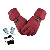 Conception à écran tactile : conçus avec un écran tactile, les gants d'hiver chauffants vous permettent de toucher l'écran de votre smartphone ou de votre tablette sans enlever vos gants par temps froid.