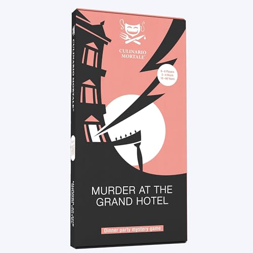 Murder at The Grand Hotel juego misterio cena para 6-8 miniatura 1