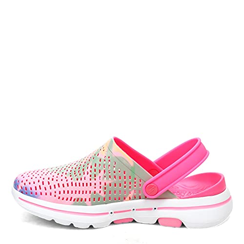 Image of Skechers Women Go Walk 5 Foamies Psychadel Casual Shoe Pink