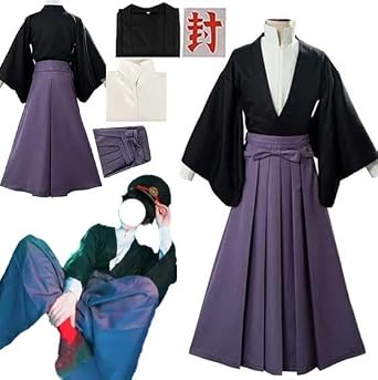 Lmetsky Men Costume Uniform Men Kimono Halloween Christmas