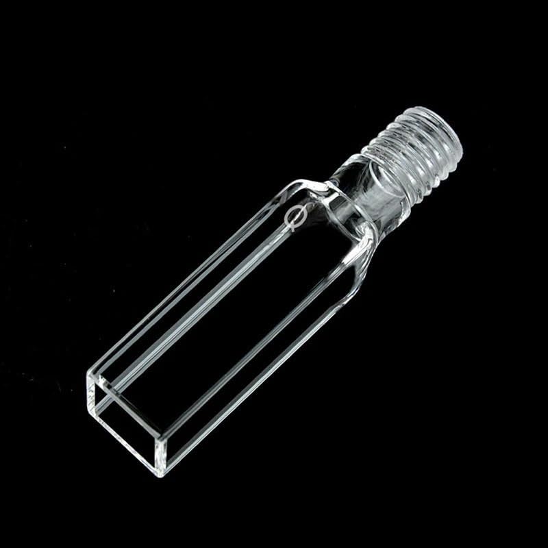 Quartz Cuvette Fluorescent Colorimeter Cell 10mm All High Light Transmission Optical Contact Technology Permanent Use 1/PK