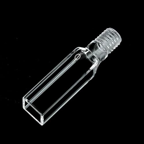 Quartz Cuvette Fluorescent Colorimeter Cell 10mm All High Light Transmission Optical Contact Technology Permanent Use 1/PK