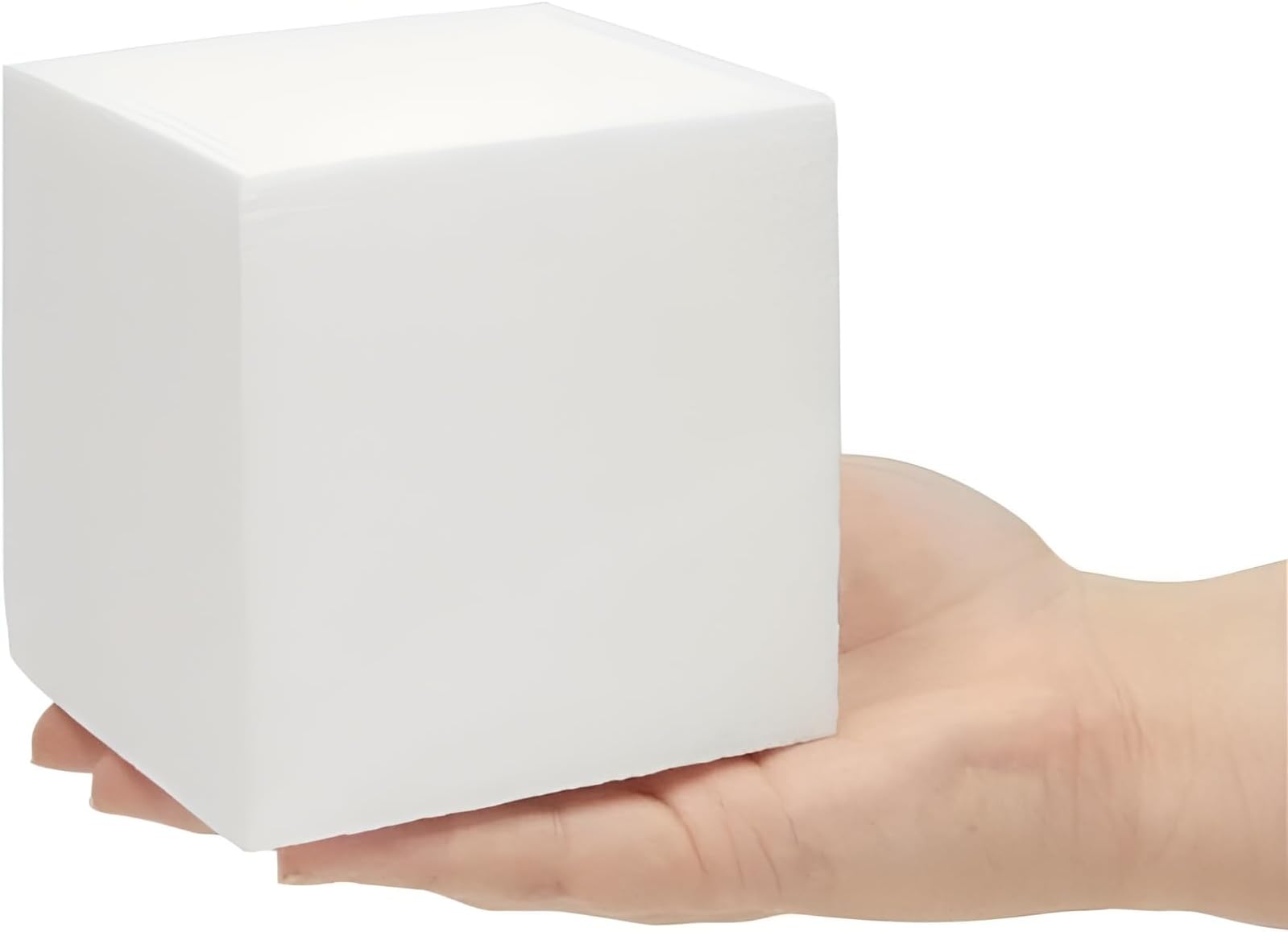 Polystyrene Solid Foam Cube 10cm (100mm / 4 Inch) – 1 Pack White Styrofoam Block for Crafts, Sculpting, Floral Arrangements, Artificial Flowers, Wedding & Festival Décor
