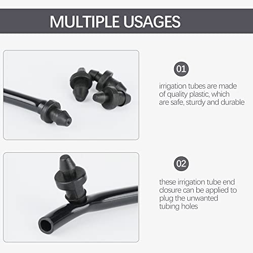 image for ROZESAZZ 60 Pieces Drip Irrigation 1/4