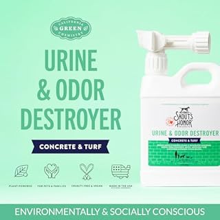 SKOUT'S HONOR Pet Urine & Odor Destroyer Concrete & Turf - Professional Strength, Plant-Powered, Cruelty-Free Urine Eliminator for Concrete, Turf, and Outdoor Living Spaces 32 oz.