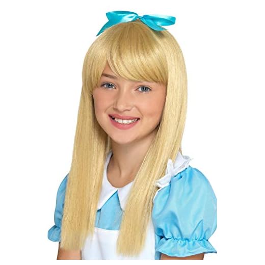 Smiffy 's – Peluca 48841 Wonderland Princesa, Las niñas, rubio, un tamaño
