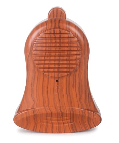 Image of GLUN Home Doorbell, Calling Bell for Home and Office Easy Install Electrical and Battery Powered, ABS Wooden Finish Elegant Design with Upto 100 Meter Operating Range